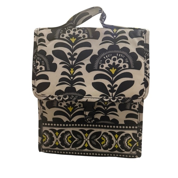 Vera Bradly Stylish Black and Yellow Patterned Lunch Bag. Brand new - Picture 1 of 14